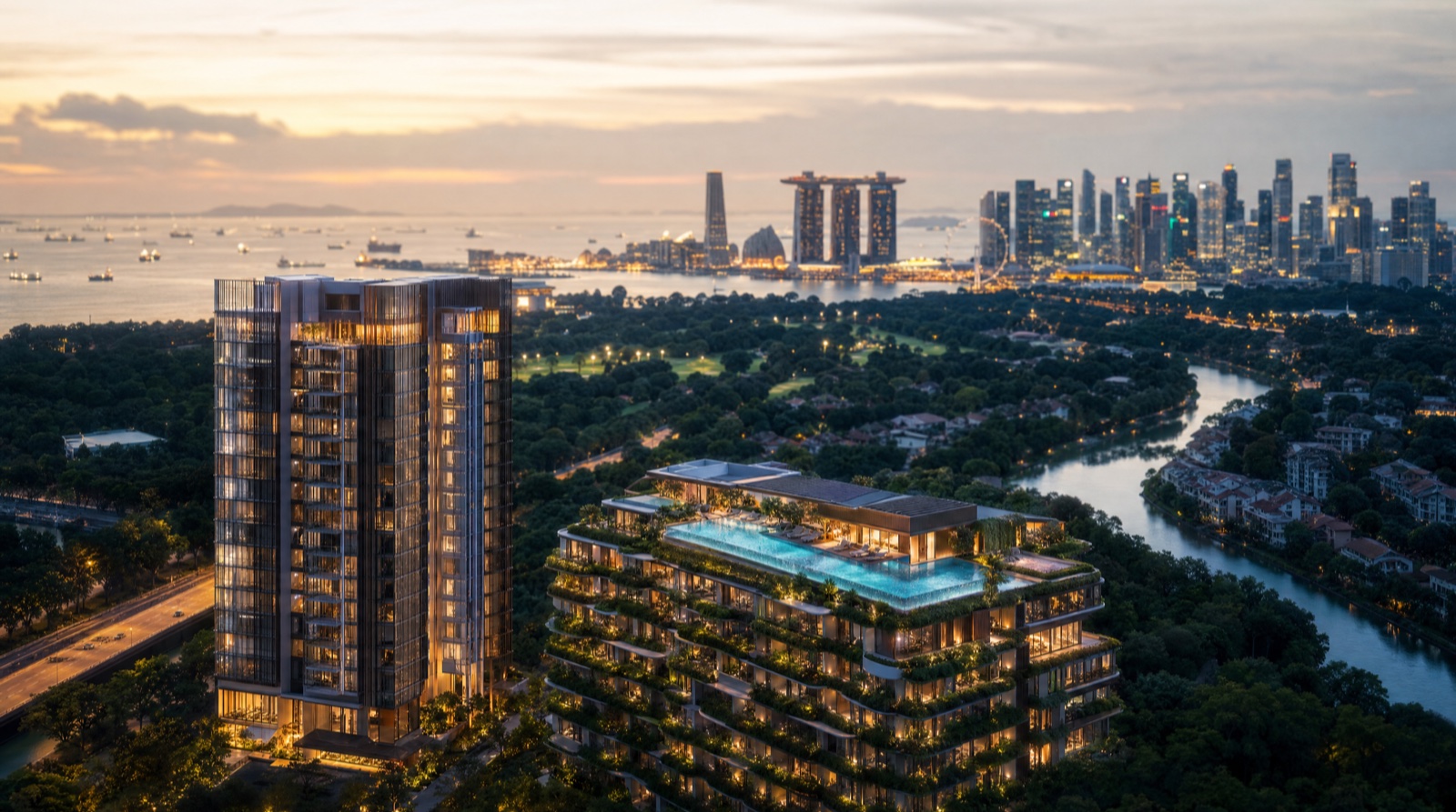 Ageing Singapore condominium estate of the kind that can go for a collective sale
